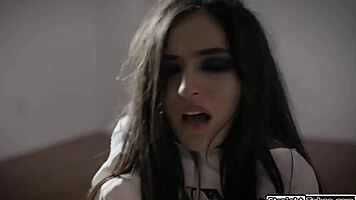 Nympho teen patient fucked rough by two doctors