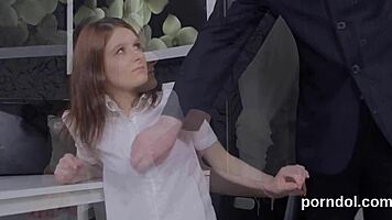 Ideal got teased hard and plowed by older mentor! 😈