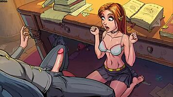 Hey, Innocent Ginny Weasley Gives an Amazing Blowjob Again