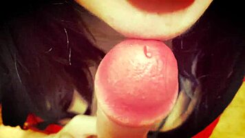 Suck That Dick! Cum On Breasts!