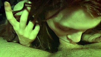 cute face with barefeet soles and tattoo gives deepthroat blowjob to pierced russian babe 😍