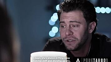 Desperate 18+ teen job security के लिए rough ride लेती है