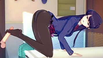 Komi Pleasures Only By Footjob