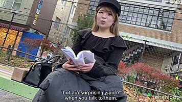 Keiko, Japanese shop girl, wanna strip and bang at love hotel?