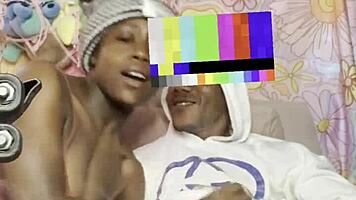 Petite Ebony Takes Big Black Cock on Casual Couch Fuck