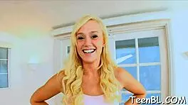 sensational blonde goddess gets oral and facial cumshots after hardcore sex