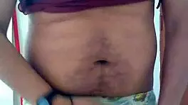 modeling in panties at home party