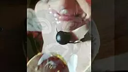 amalia gets fucked hard and eats her cum