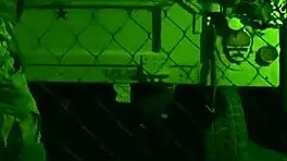 Arab marine sneaking in the base