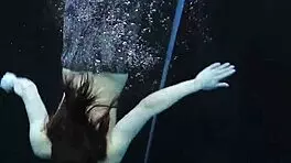 Wow, check Adriana's slutty underwater walk! So hot! 🔥