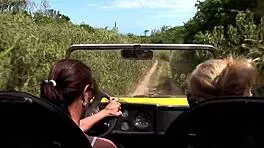 on the rock facing the sea we do a bit of hard cuddles