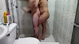 Did You Know I Caught My Latina Neighbor Masturbating in the Bathroom? I Couldn't Resist Her Tight Pussy!