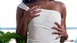 Rare Femdom Play - Sexy Teen 18+ Dominates Huge Cock Guy