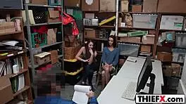 Burglar Teen 18+ Sucks Big Cock In Garage