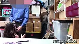 Perfect body teen 18+ blows police suspect on camera.