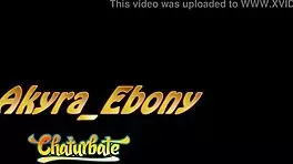 Akyra ebony chats solo