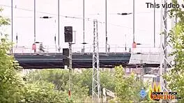 public sex date with petite redhead teen slut vanessa voxx fucked outdoors