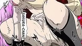 In the anime world of Naru-love 2, young characters embark on a hentai journey