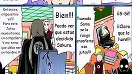 In the anime world of Naru-love 2, young characters embark on a hentai journey