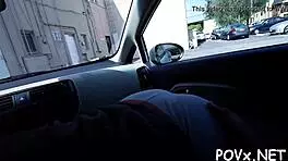 Sexy young teens fucking and sucking cock in POV videos.