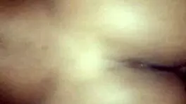 Petite girl feels intense pleasure from big black cock in pov