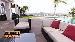 i fucked elsa jean in pov cowgirl on our first date, blowjob and doggystyle too