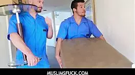 Hot Muslim chick Maya Bijou gets double cumcockted! Wow, what a wild ride!