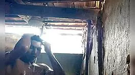 watch this naughty guy bathing in the favela, getting a facial from that asian cock?