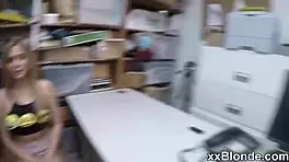 I-I saw this teen blonde voyeur beauty fucking with a cute cock, and it-it's so hot