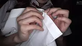 Wow! Cute JK Gal Cheats for Wild POV SEX!