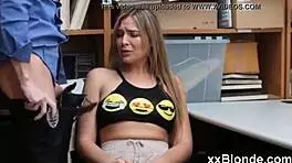 I-I saw this teen blonde voyeur beauty fucking with a cute cock, and it-it's so hot