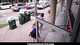 Caught shoplifting? Get rough fucked by the officer!