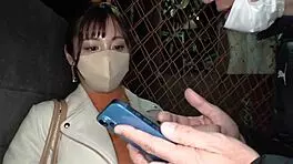 An extramarital affair of a young Japanese girl