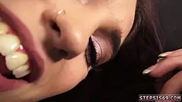 Blonde Teen Sucks Stepbro's Banana