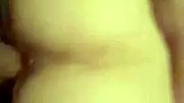 Petite redhead Colombian slut with a sexy small ass gets fucked hard doggystyle POV, her pussy lips spread wide.