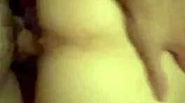 Petite redhead Colombian slut with a sexy small ass gets fucked hard doggystyle POV, her pussy lips spread wide.