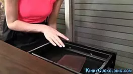 Femdom Teen Gets Creampie from Old Man's Big Cock.