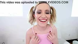 wow, this 19 yo blonde has a huge cock pov blowjob no hands