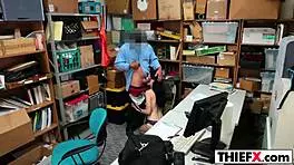 unteachable teen alex harper punished by burglar at office