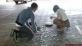 Hey, check this pawg diving deep on teen 18+ cock!