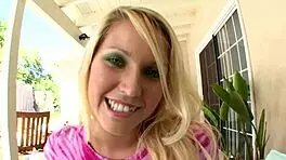 Vanessa Cage feels ecstatic swallowing huge cum load