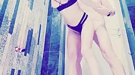 i fucked the naive horny blonde after school and filled her with cum