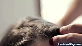 Oh Wow, Busty Lesbian Milf Licks Teen 18+'s Hairy Pussy So Deeply!