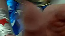 I's watchin this hot young redhead suckin cock in cosplay, it's so amazin!