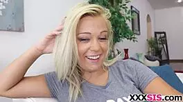 Blonde Sis Kenzie Green Gets Banged Hard