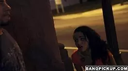 i watch petite holly hendrix get slammed hard on the street.