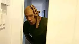 Busty teen 18+ drilled hard by sneaky burglar in stockings