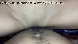 This BBC bull is dicking down a white petite milf hard.