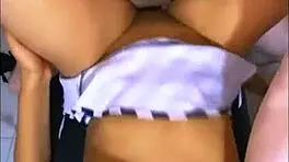 the proud tight latina stepdaughter strives to stay petite and shy for her cheating stepfather's praises in college