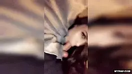 my ex swallows german teen's cum in her mouth once more